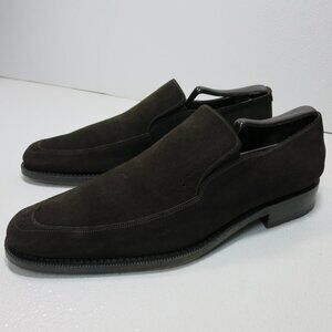 Steven Dann Suede Leather Dress Moc's Loafers Footwear Shoes Men's Italy sz 43